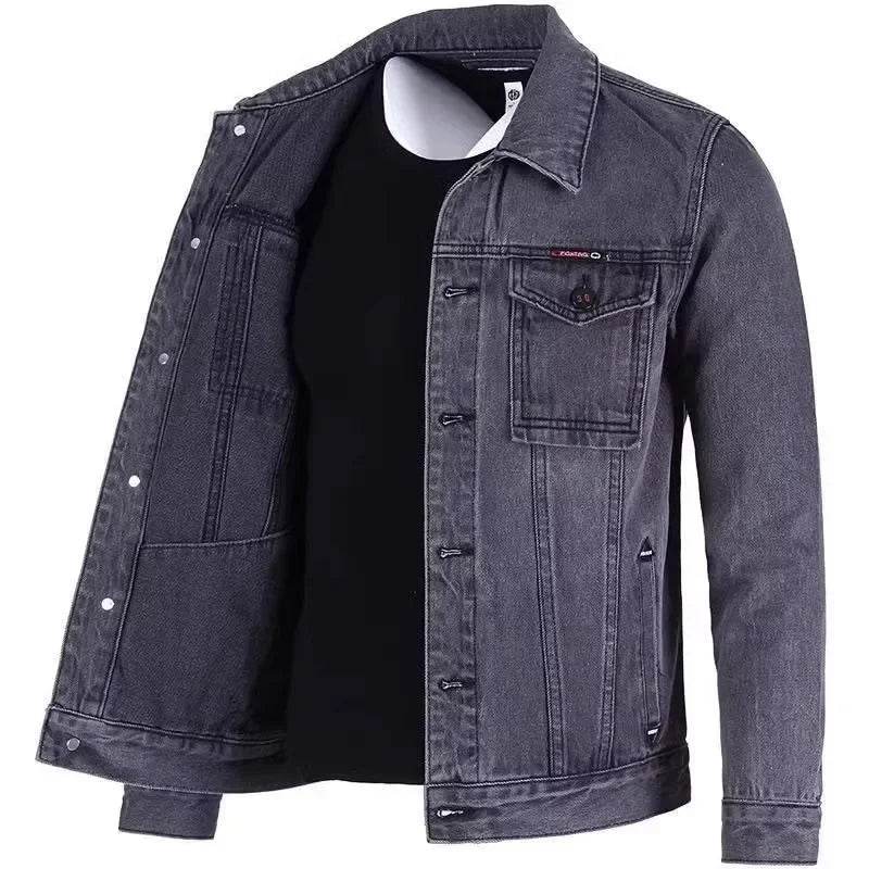 Buy Center Men's Multi-Pocket Denim Jacket - Casual Trendy Workwear - Buy Center UK