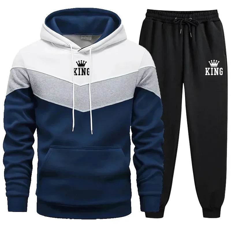 Buy Center Men's Tracksuit - Stylish Hoodie & Pants Set for All Seasons - Buy Center UK