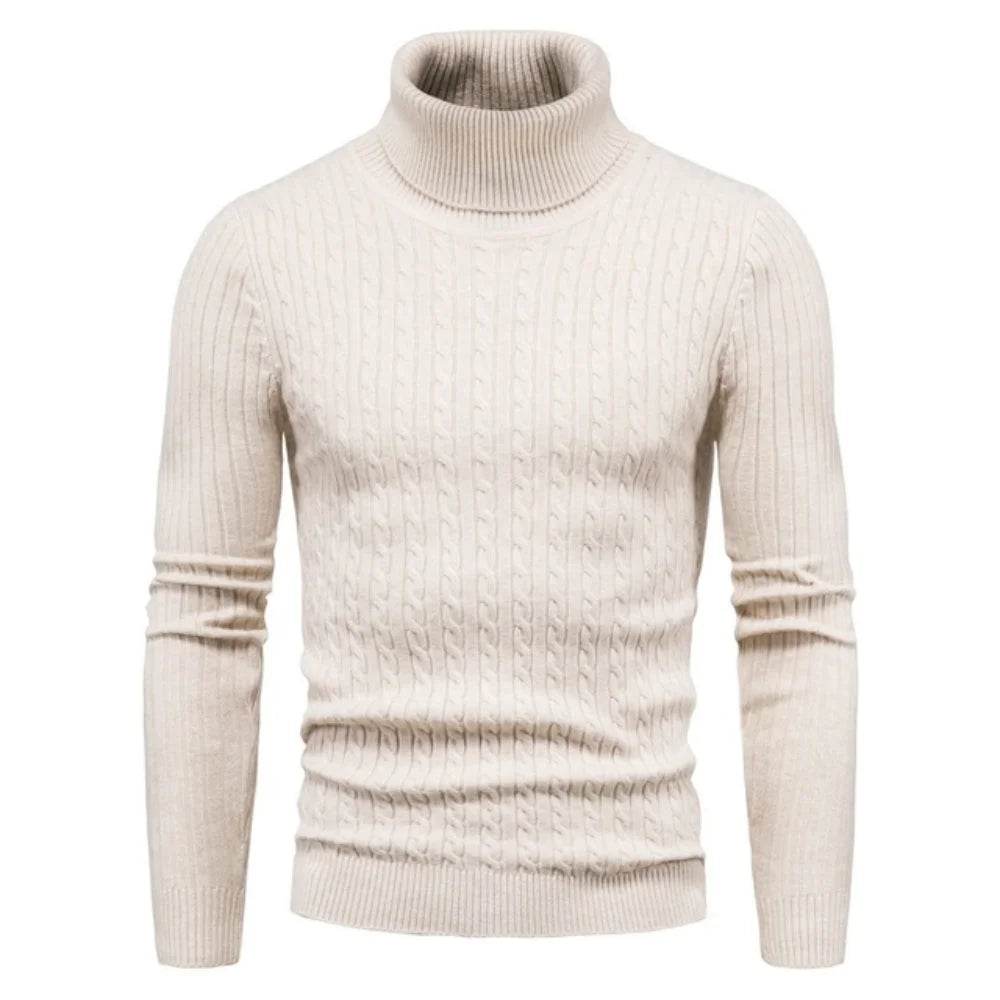 Buy Center Slim-Fit Turtleneck Pullover - Warm Autumn Winter Sweater - Buy Center UK