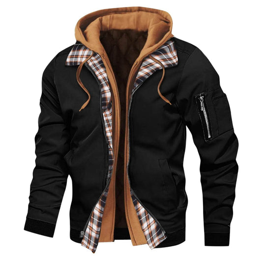 Buy Center Men's Thick Hoodies - Slim Fit Windbreaker for All Seasons - Buy Center UK