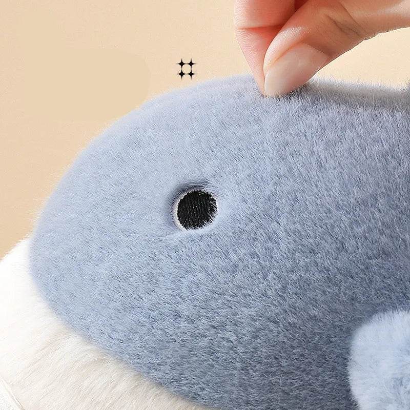 Buy Center Funny Shark Cotton Slippers - Warm Plush Non-Slip Design - Buy Center UK