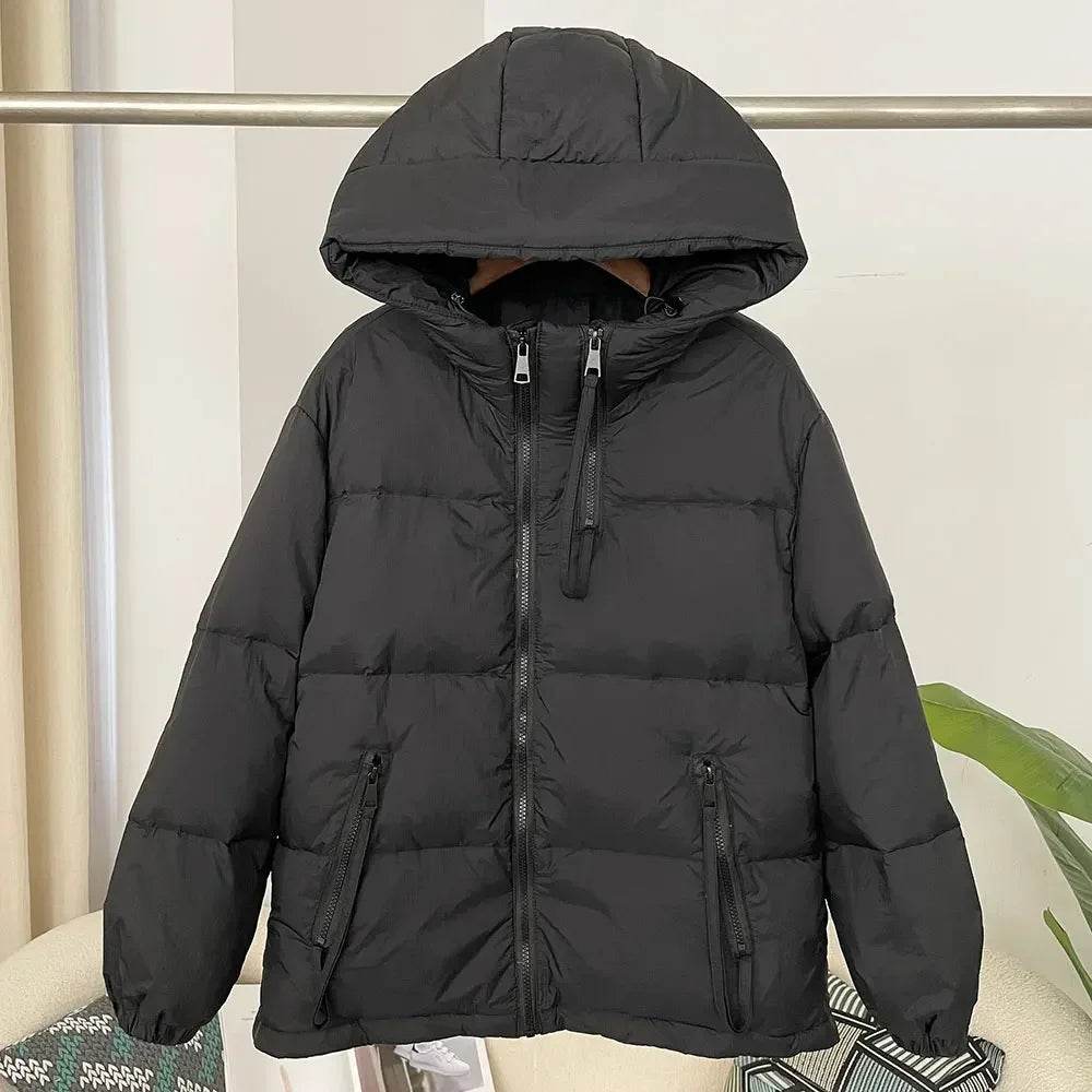 Buy Center Women's Hooded Down Jacket - Warm, Thickened for Winter - Buy Center UK