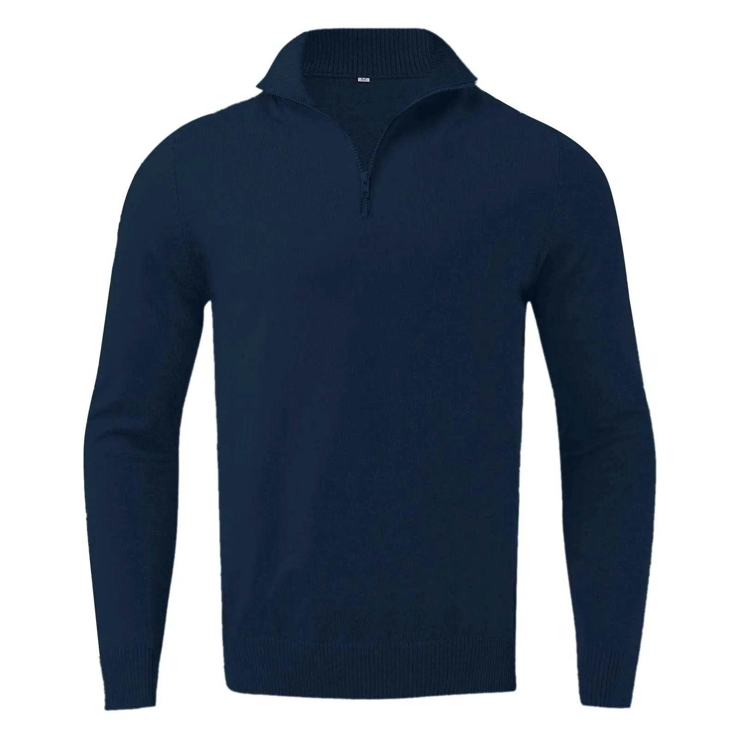 Buy Center Zipper Turtleneck Men's Sweater - Casual Knit Pullover - Buy Center UK