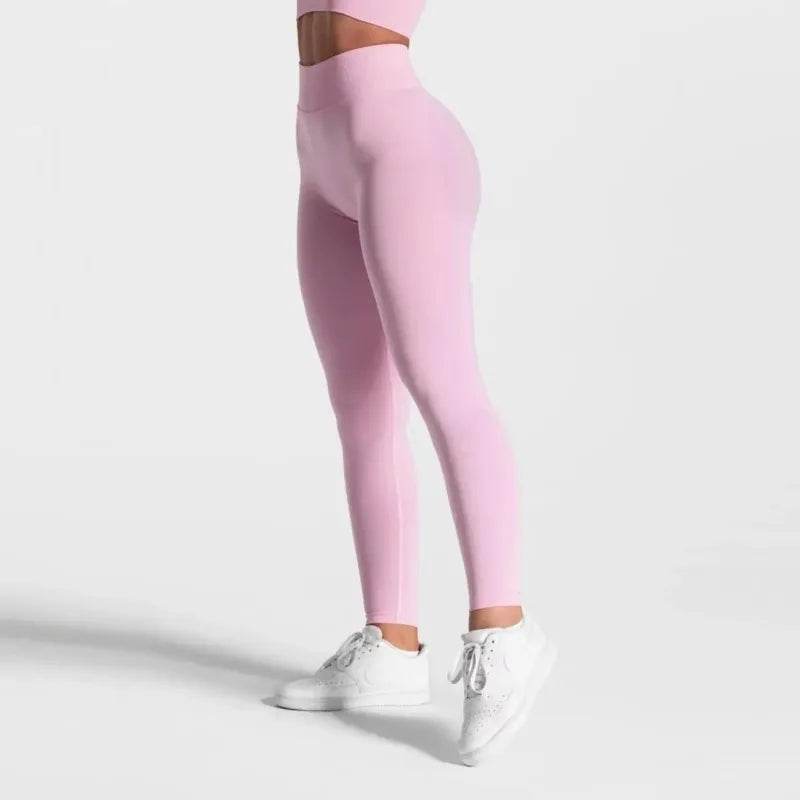 2025 TEVEO Women's Seamless Yoga Leggings - High Stretch Fitness Pants - Buy Center UK