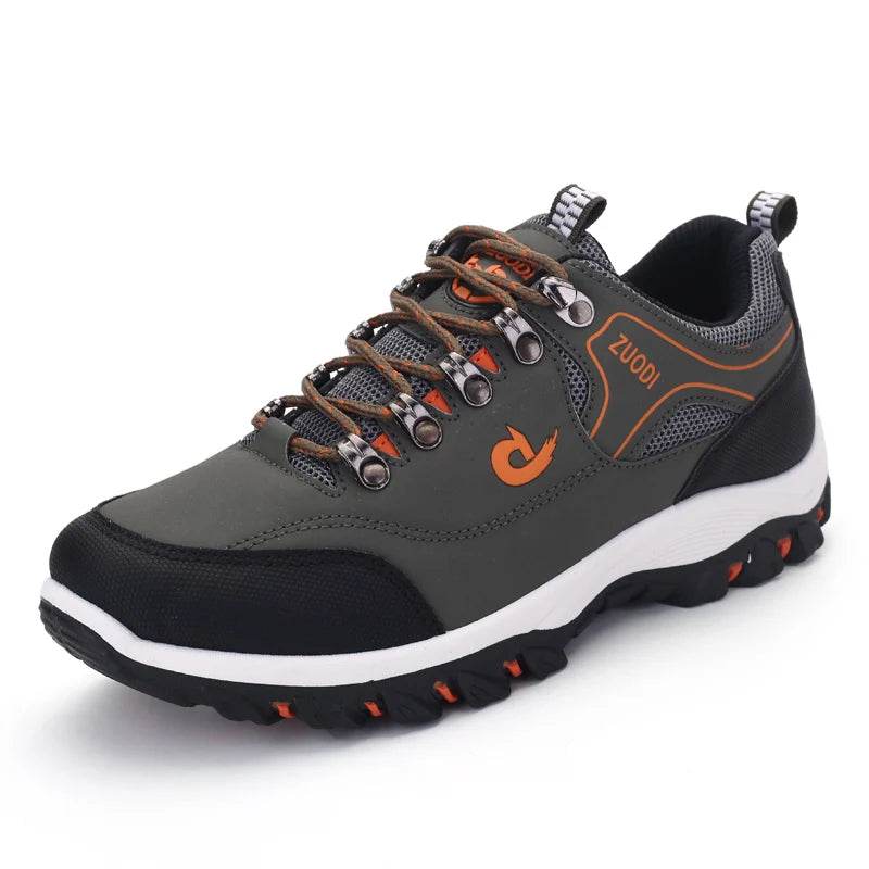 Buy Center Leather Casual Sneakers - Lightweight for All-Day Comfort - Buy Center UK