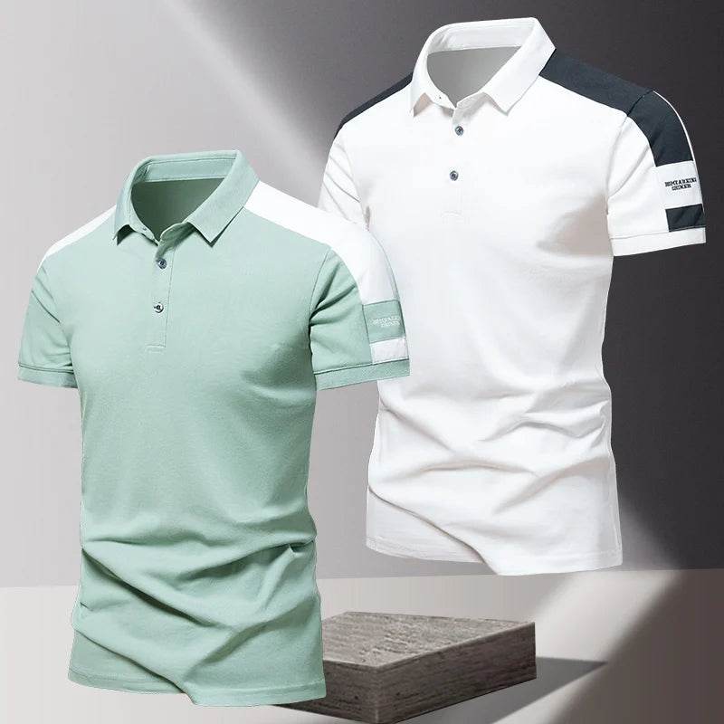Buy Center Men's Ice Silk POLO Shirt - Breathable Business Casual Top - Buy Center UK