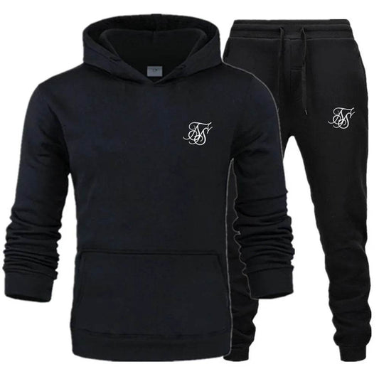 Sik Silk Men’s Tracksuit - Stylish Sweatshirt & Sweatpants Set - Buy Center UK