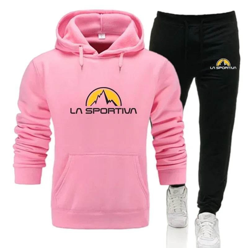 La Sportiva Men's Hooded Pullover & Sweatpants Casual Tracksuit - Buy Center UK
