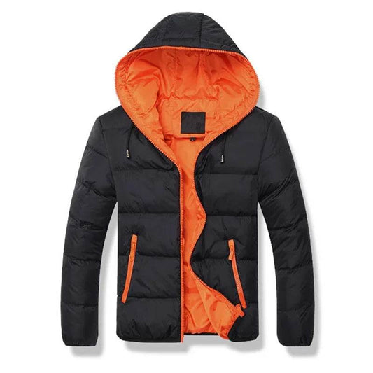 Buy Center Men's Autumn Winter Hooded Jacket - Warm & Stylish Coat - Buy Center UK