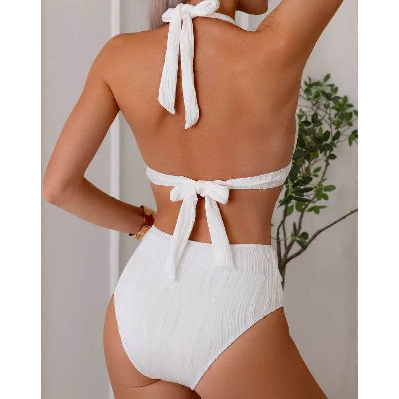 Buy Center Black High-Waisted Bikinis - Sexy Push Up Swimwear - Buy Center UK