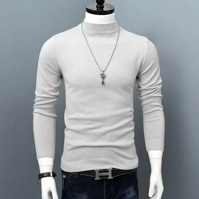Buy Center Men’s Cashmere Half Turtleneck Sweater - Warm & Stylish - Buy Center UK