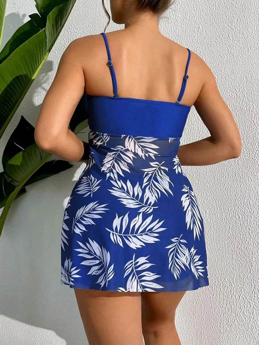 Buy Center 2025 Women’s Tankini Short Dress Swimsuit - Stylish & Padded - Buy Center UK
