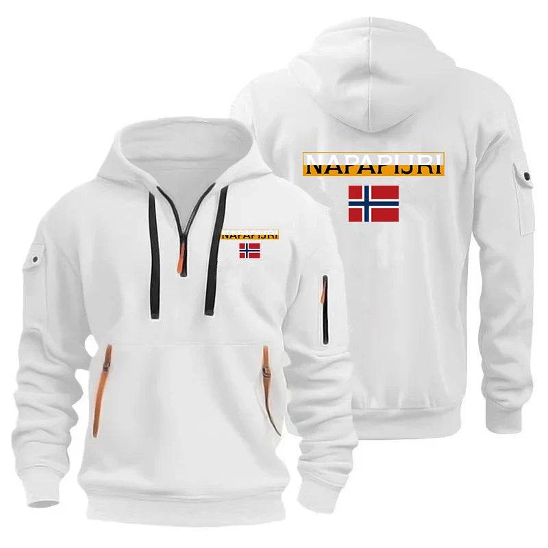 Buy Center Vintage Oversized Cotton Hoodie - Men's Pullover Fashion - Buy Center UK