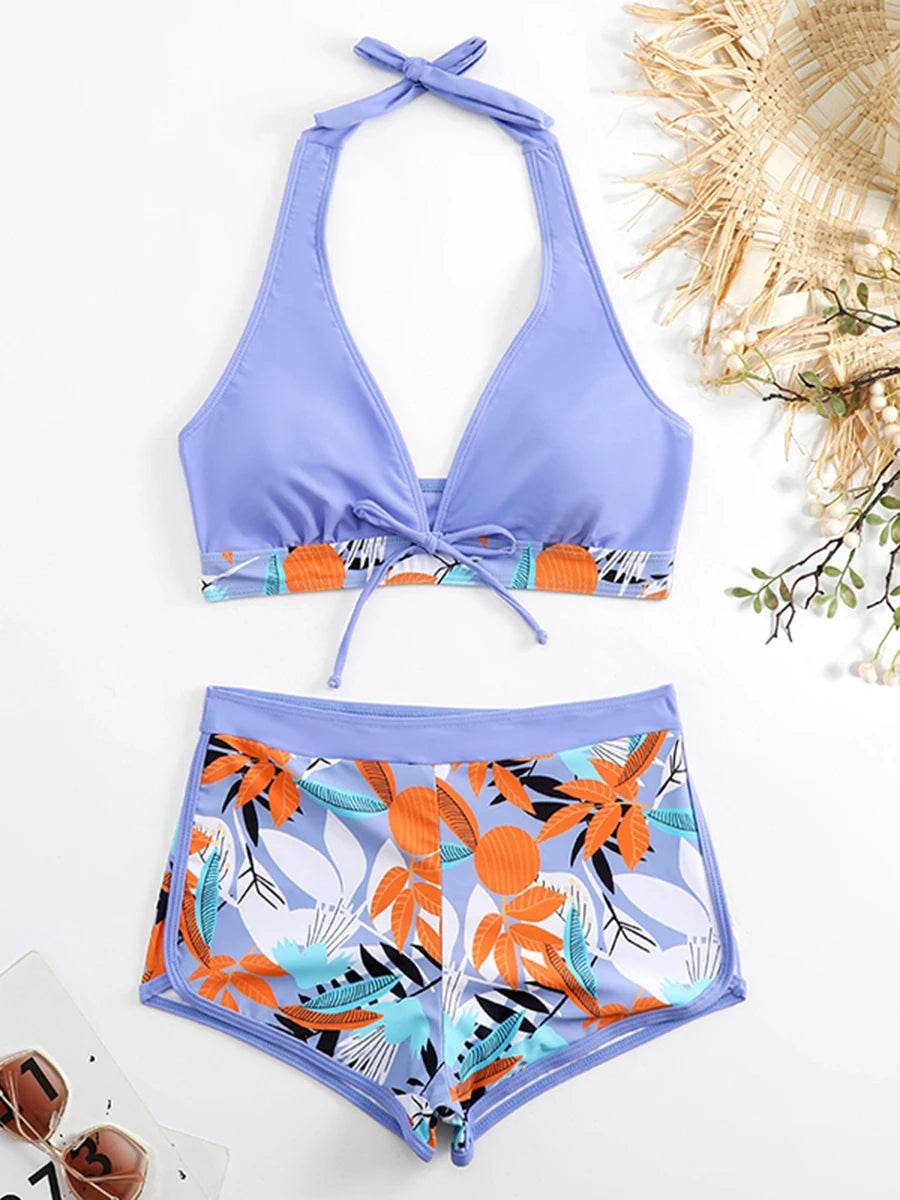 2025 Halter Bikini Set - High Waist Women's Swimsuit for Beach - Buy Center UK