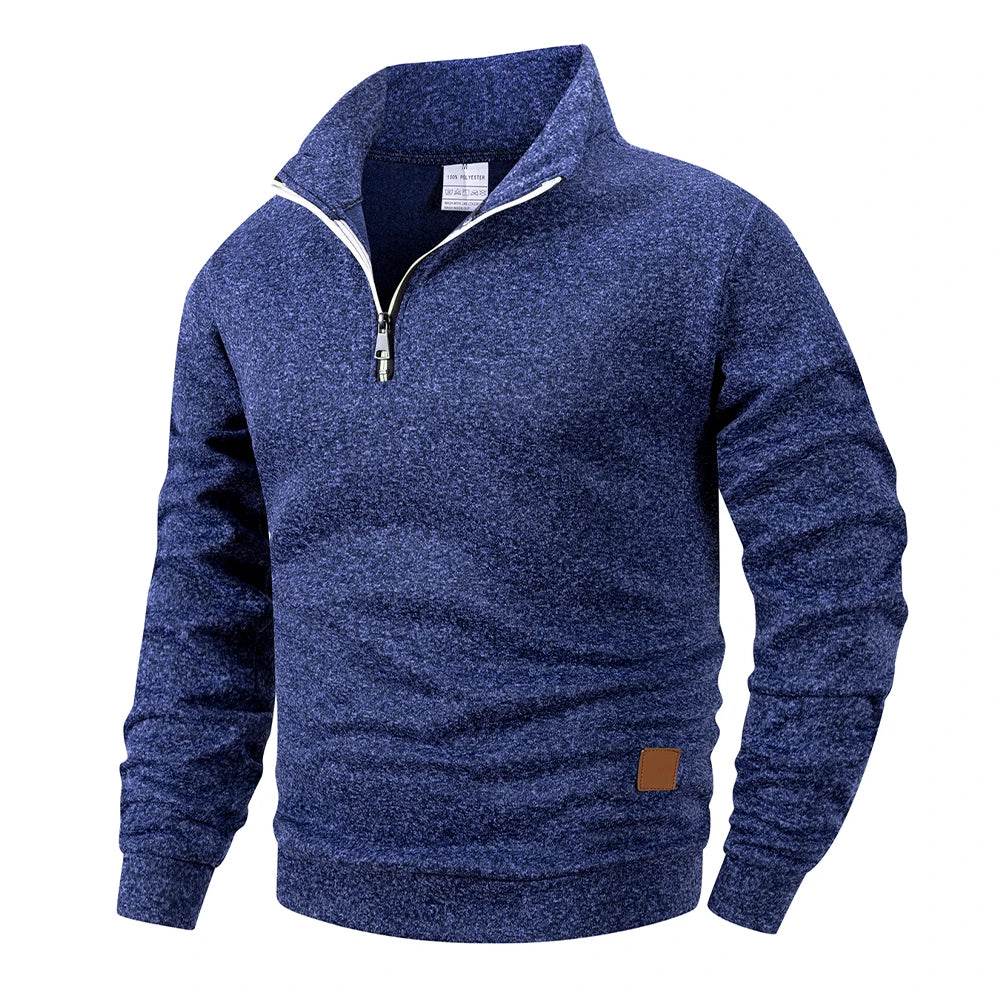 Buy Center Men's Half Zipper Sportswear - Stylish Spring Pullover - Buy Center UK