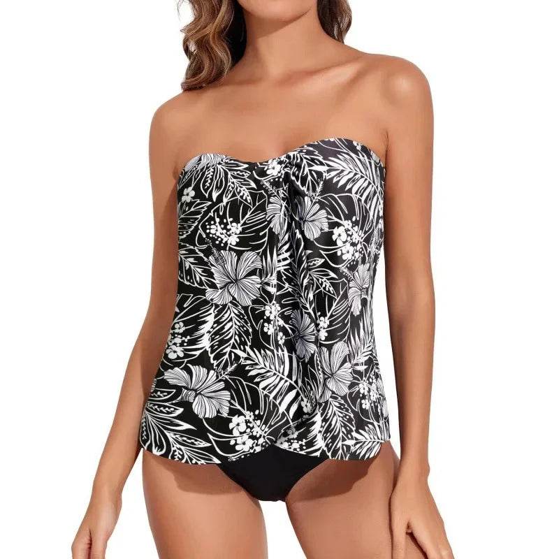 2025 Ladies Two-Piece Bikini Set - Large Triangle Swimwear - Buy Center UK