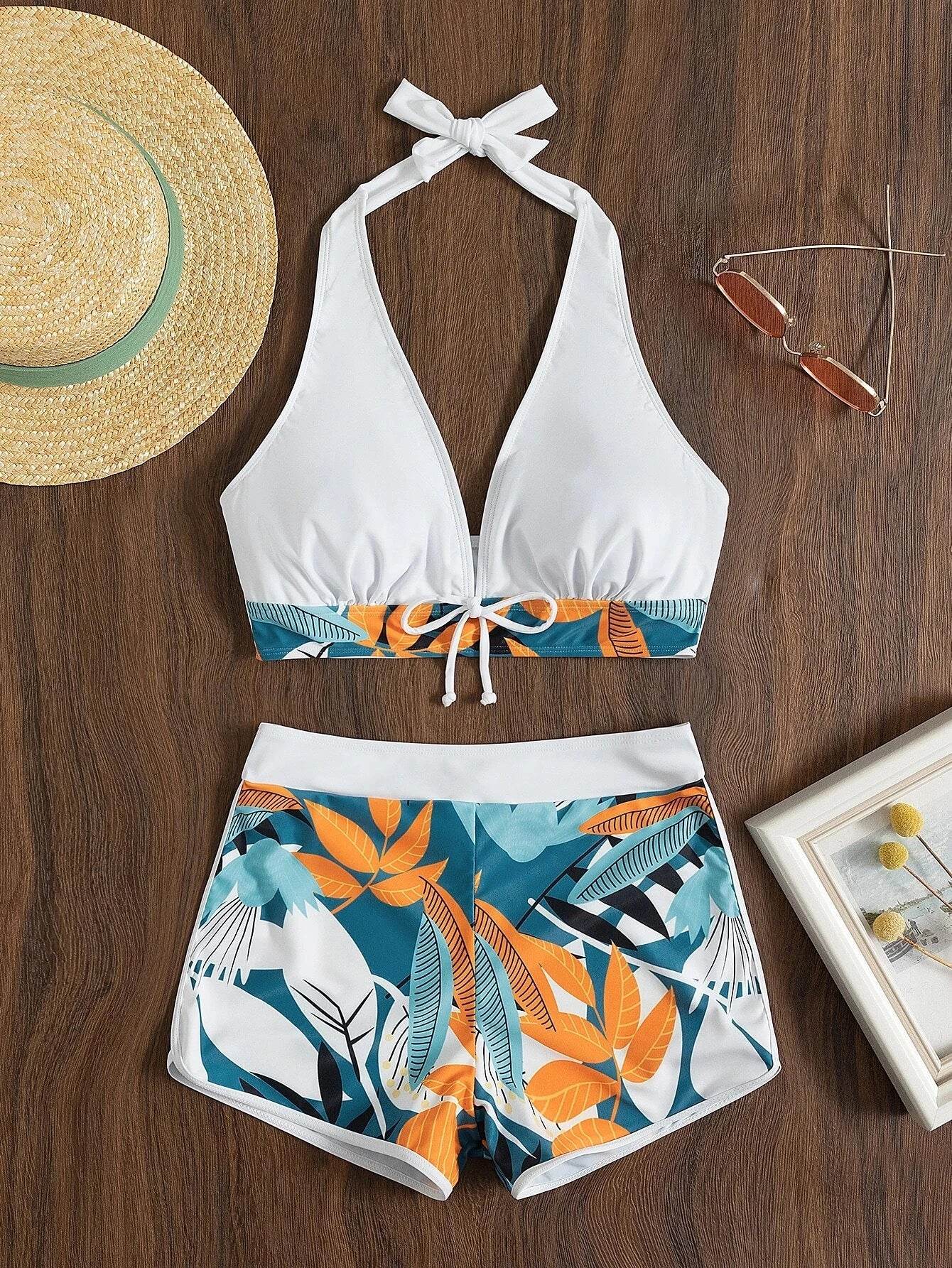 2025 Halter Bikini Set - High Waist Women's Swimsuit for Beach - Buy Center UK