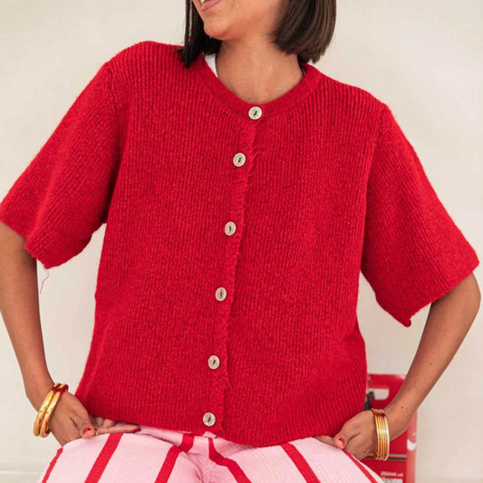 Buy Center Vintage Y2K Cardigan - Women’s Short Sleeve Knitwear - Buy Center UK