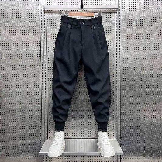 2024 High Waist Harlan Suit Pants - Loose Fit for Men’s Style - Buy Center UK