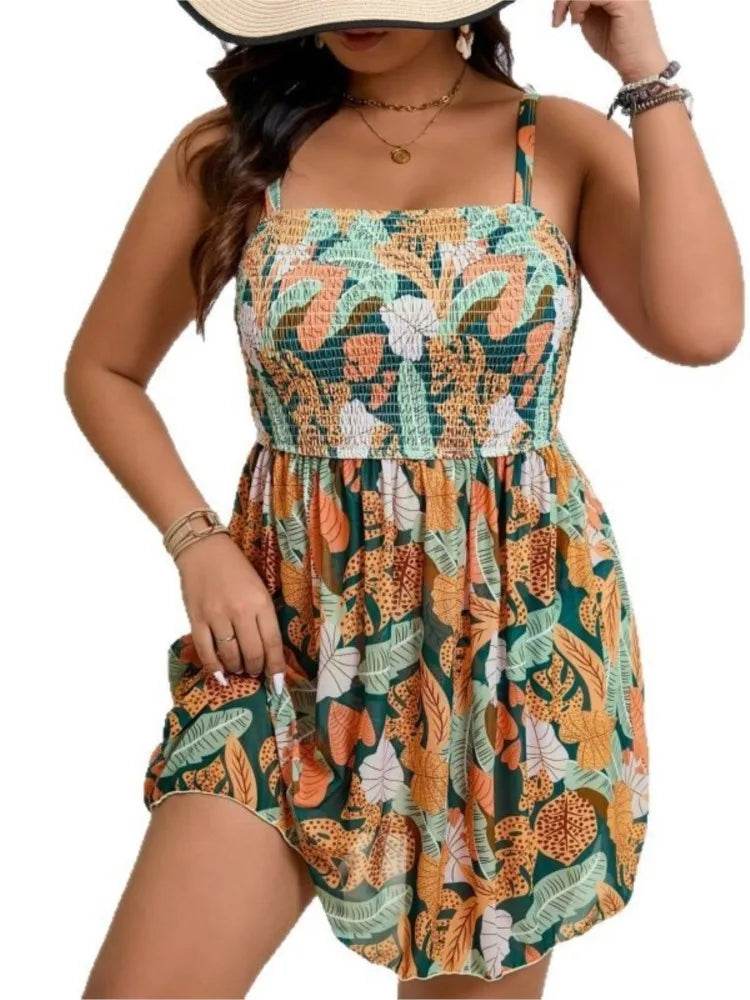 Buy Center Plus Size High Waist Bikini - Tummy Control & Push-Up Support - Buy Center UK