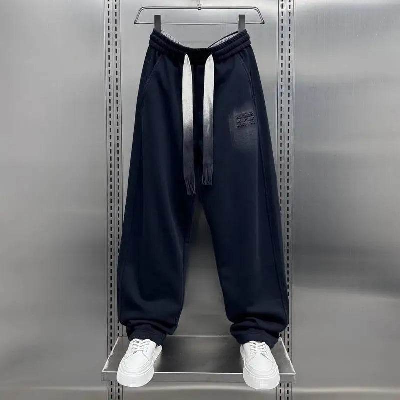 Buy Center Black Casual Straight Pants - Luxury Jogger Sweatpants - Buy Center UK
