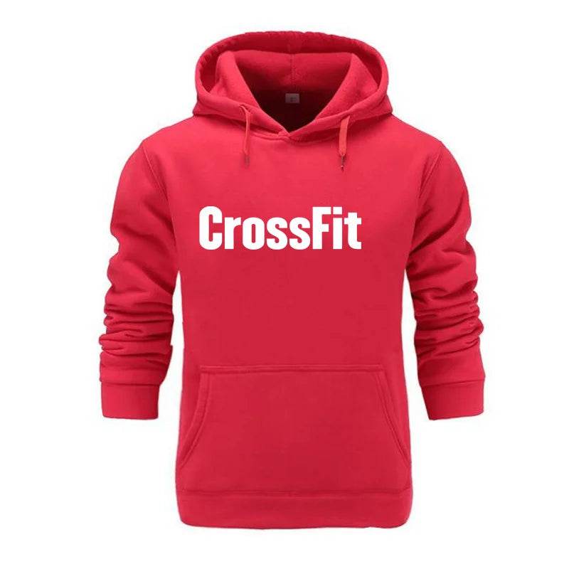 Buy Center Men's CrossFit Sweatshirt - Stylish Black Print Hoodie - Buy Center UK