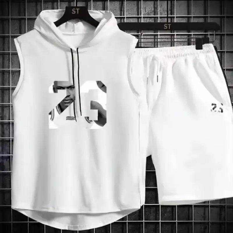 Buy Center Men's Summer Two Piece Set - Casual T-Shirt & Shorts - Buy Center UK