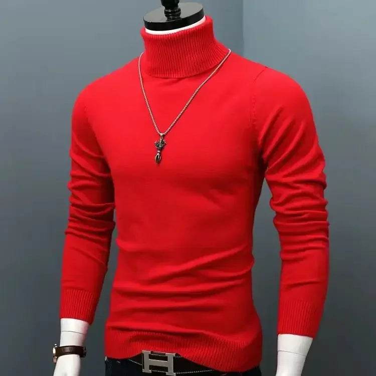 Buy Center Men’s Cashmere Half Turtleneck Sweater - Warm & Stylish - Buy Center UK