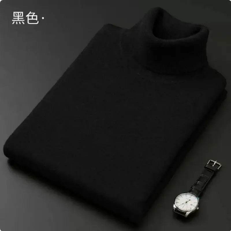 Buy Center Cashmere Cotton Blend Turtleneck Sweater - Warm & Stylish - Buy Center UK