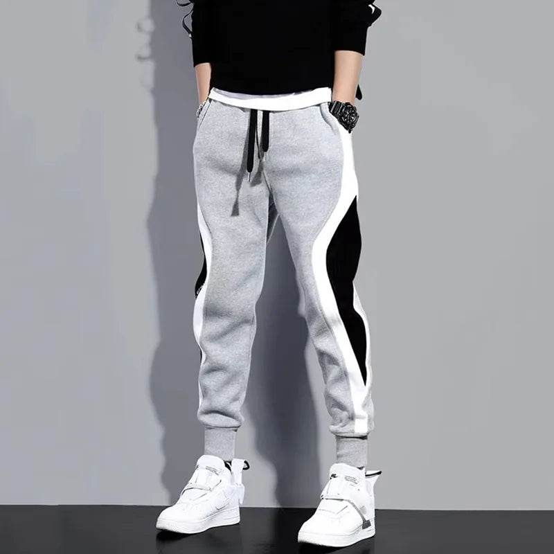 Buy Center Men's Wide Loose Casual Pants - Breathable Patchwork Design - Buy Center UK