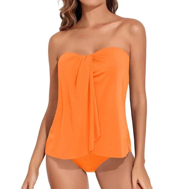 2025 Ladies Two-Piece Bikini Set - Large Triangle Swimwear - Buy Center UK