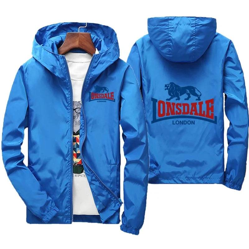 Buy Center Men's Lion Logo Windproof Jacket - Stylish Cycling Suit - Buy Center UK