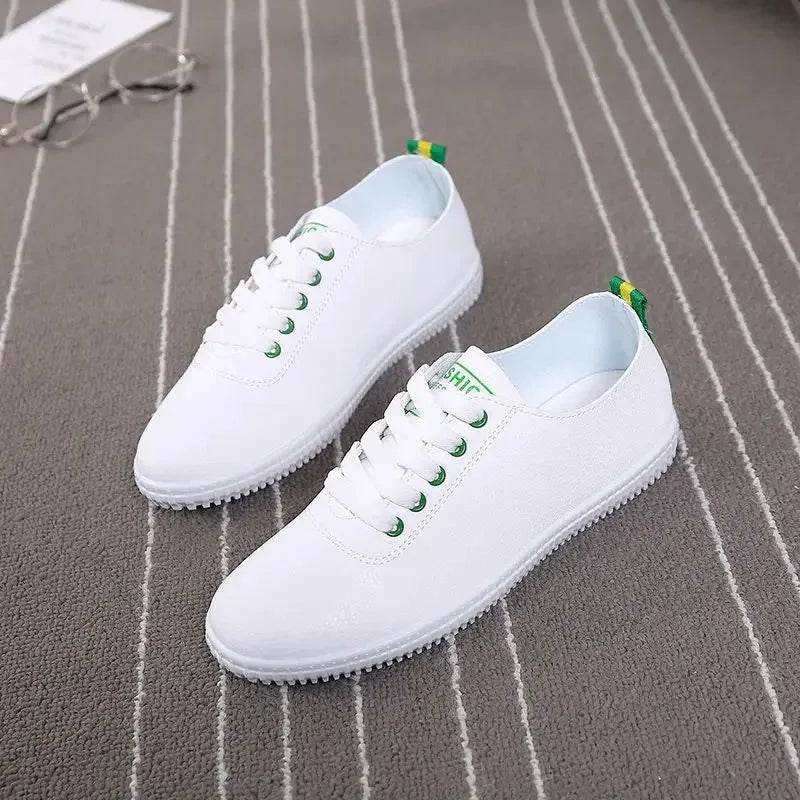 Buy Center Women’s White Casual Canvas Shoes - Breathable & Stylish - Buy Center UK