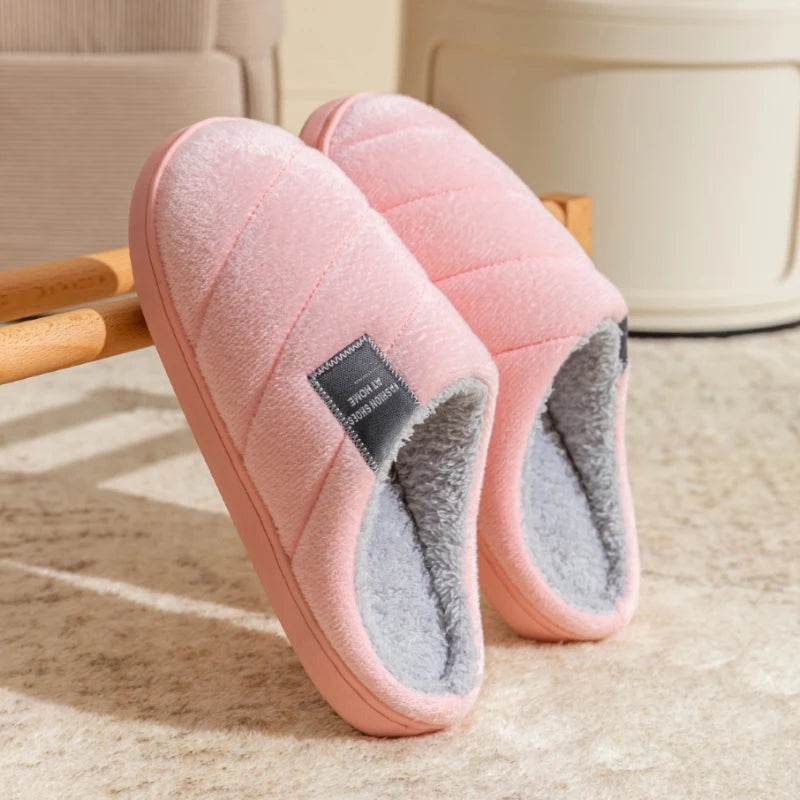 Buy Center Men's Anti-Slip Warm Slippers - Cozy Fur, Winter Comfort - Buy Center UK