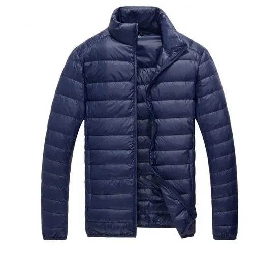 Buy Center Slim Fit Down Jacket - Lightweight Solid Color for Men - Buy Center UK