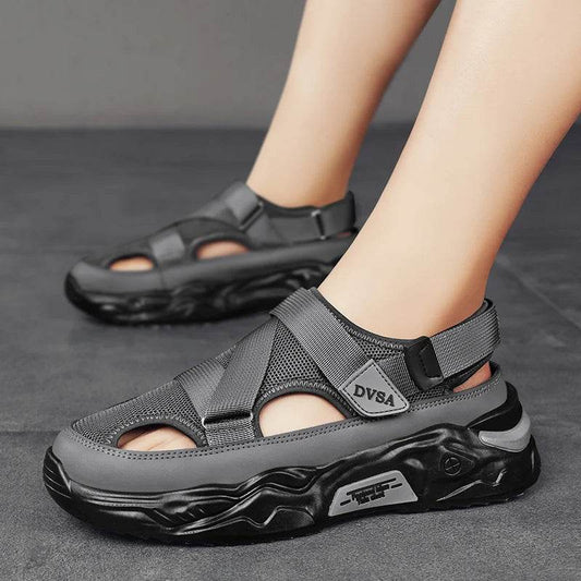 Buy Center Summer Men Sandals - Genuine Leather Casual Footwear - Buy Center UK