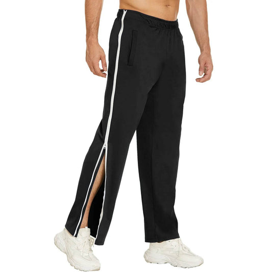 Buy Center Men's Casual Sports Basketball Pants - 2-Button Zipper Design - Buy Center UK