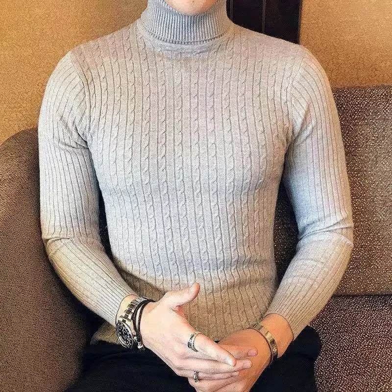 Buy Center Casual Vintage Wool Turtleneck Sweater - Oversize Fit 2024 - Buy Center UK