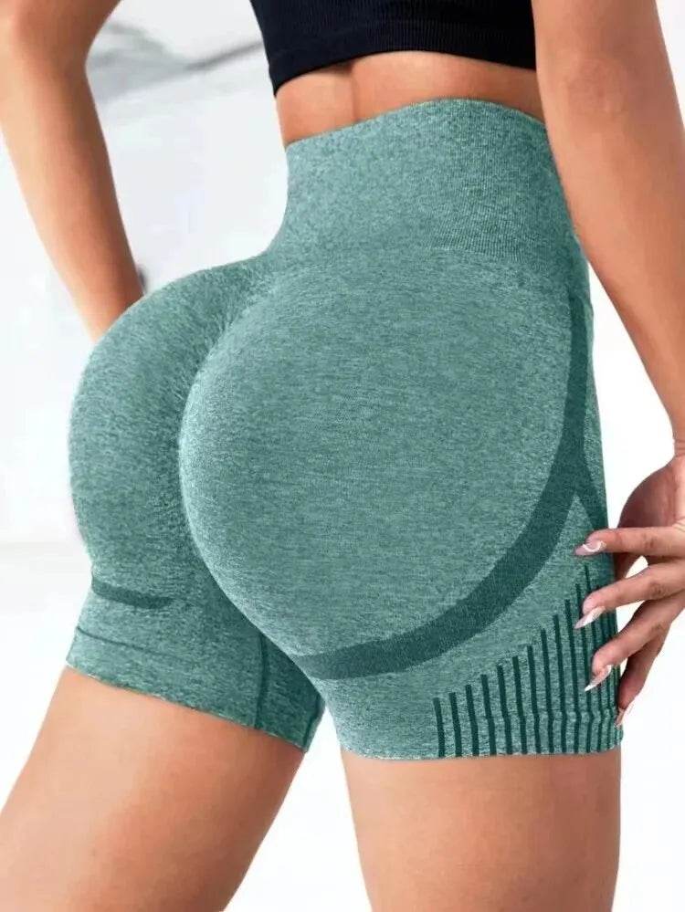 Buy Center Women's High Waist Yoga Shorts - Lift Butt & Workout Comfort - Buy Center UK