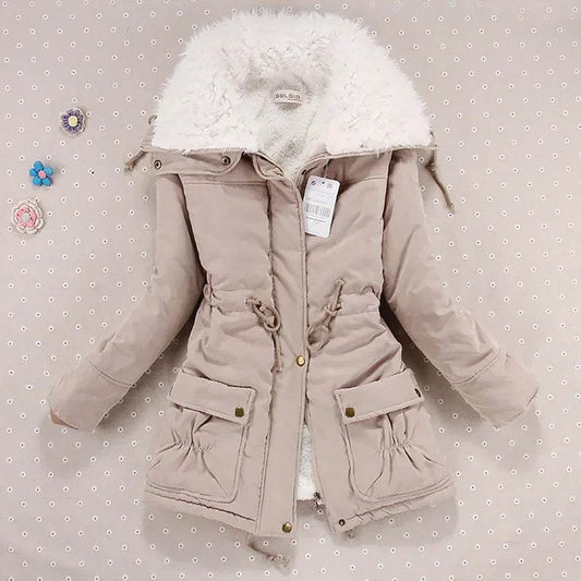 Buy Center Women’s Winter Down Jacket - Slim Fit & Hooded Style - Buy Center UK