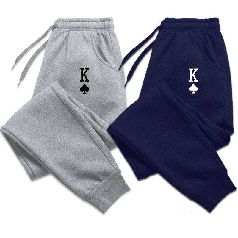 Buy Center King of Spades Jogging Pants - Fashionable Fleece Comfort - Buy Center UK