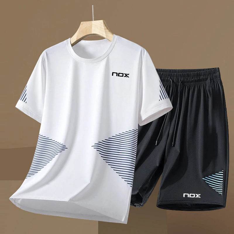 Buy Center Men's Tennis Sportswear - Summer T-shirt & Shorts Set - Buy Center UK