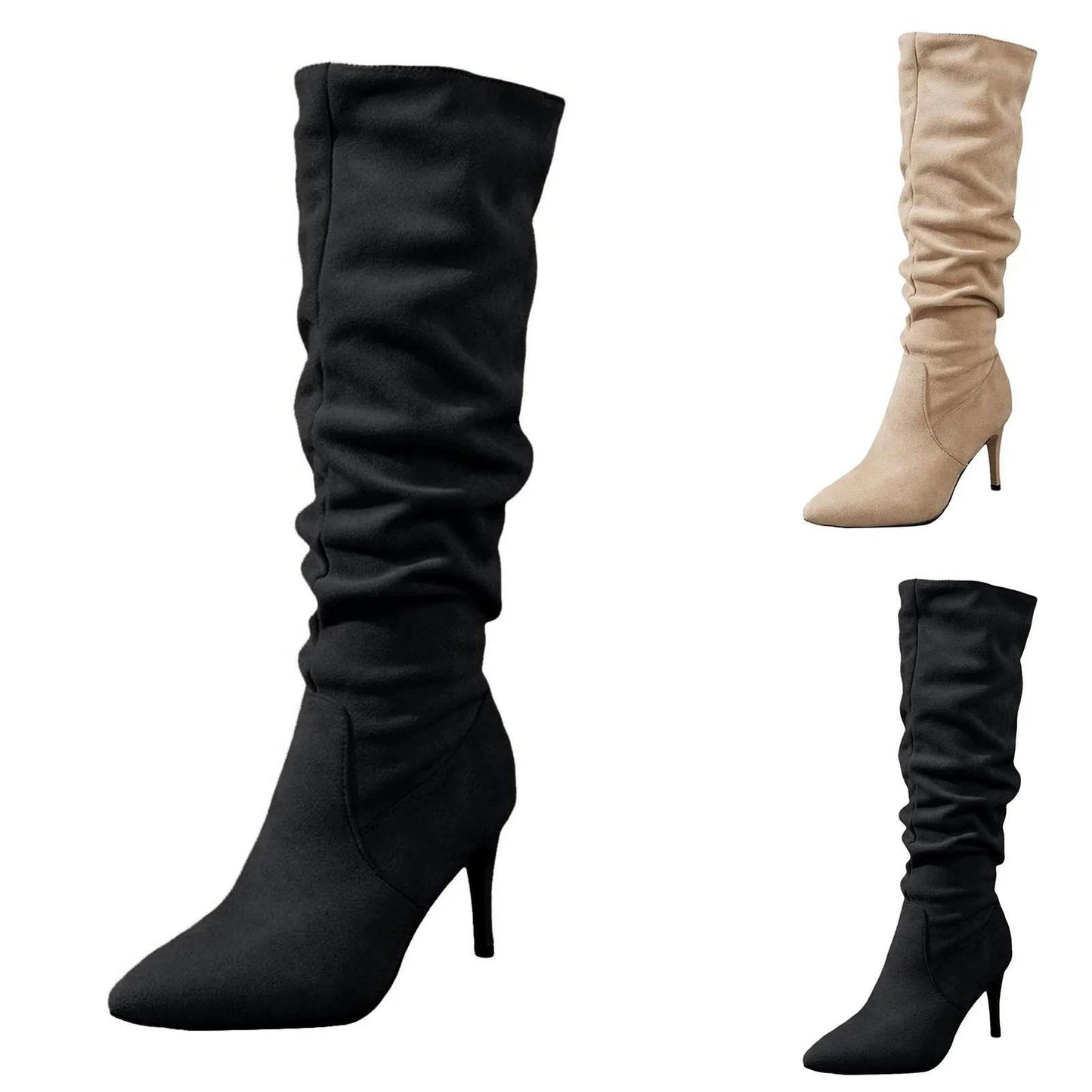 Buy Center Knee High Wool Boot Socks - Stylish & Warm for Winter - Buy Center UK