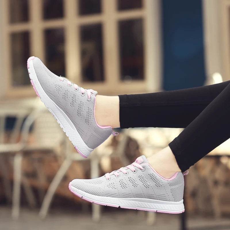 Buy Center Fashion Women Sneakers - Breathable Mesh, Stylish Comfort - Buy Center UK