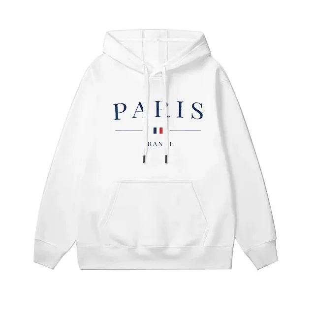 Buy Center Men's Hoodie Set - Paris Print Sweatshirt & Jogger Pants - Buy Center UK