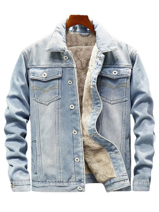 Buy Center Winter Denim Jacket - Thicker, Warm, Plus Size Men's Fashion - Buy Center UK