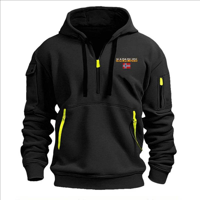 Buy Center Vintage Oversized Cotton Hoodie - Men's Pullover Fashion - Buy Center UK