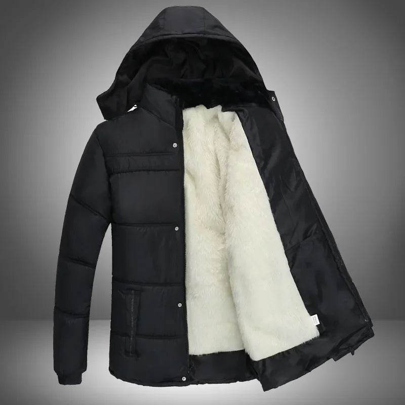 Buy Center Men's Thickened Cotton Coat - Warm & Stylish Jacket - Buy Center UK