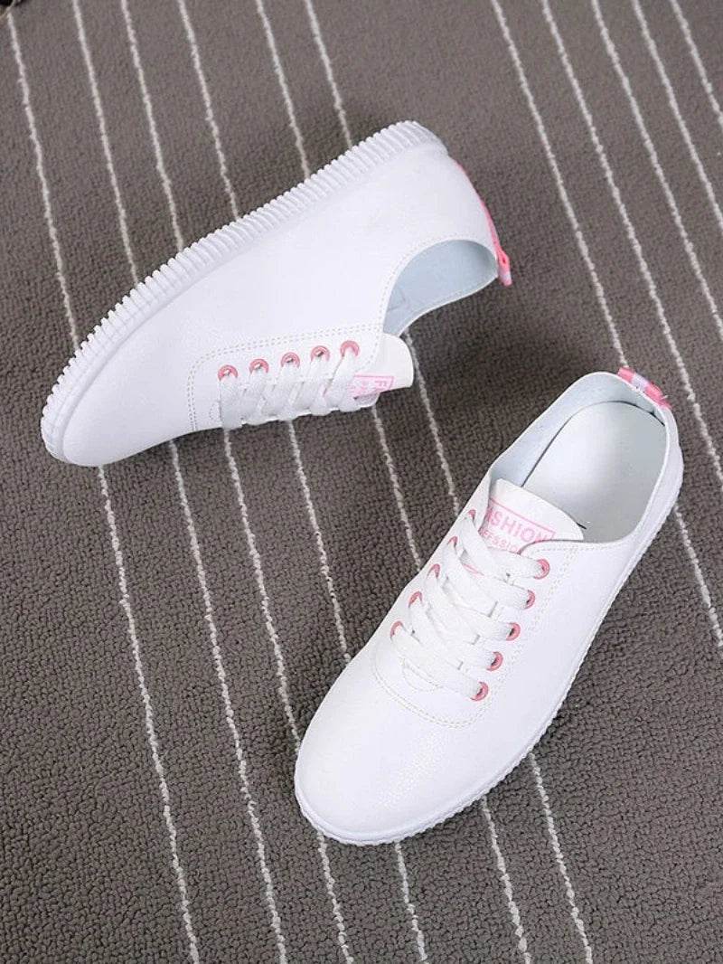 Buy Center Women’s White Casual Canvas Shoes - Breathable & Stylish - Buy Center UK