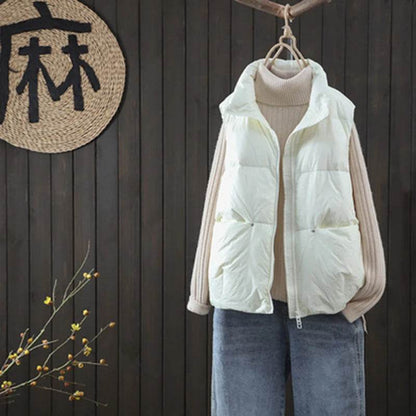 Buy Center Women's Autumn Winter Down Vest - Ultra-Light & Stylish - Buy Center UK